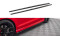 Seitenschweller Ansatz Cup Leisten V.1 passend für Audi S3 / A3 S-Line 8V / 8V FL Limousine schwarz Hochglanz