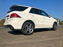 Seitenschweller Ansatz Cup Leisten passend für Mercedes GLE W166 AMG-Line schwarz Hochglanz