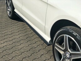 Street+ Seitenschweller Leisten passend für Mercedes GLE W166 AMG-Line schwarz Hochglanz