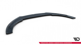 Cup Spoilerlippe Front Ansatz V.1 passend für Audi TT S / TT S-Line 8J Facelift schwarz Hochglanz