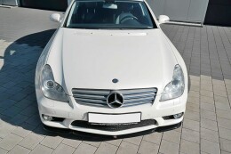 Cup Spoilerlippe Front Ansatz V.1 passend für Mercedes CLS C219 55AMG schwarz Hochglanz