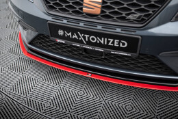 Cup Spoilerlippe Front Ansatz V.3 passend für Seat Leon Cupra / FR Mk3 FL