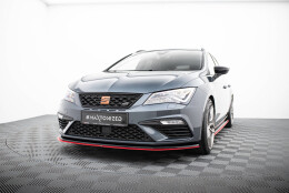 Street+ Spoilerlippe Front Ansatz V.3 passend für Seat Leon CUPRA / FR Mk3 FL