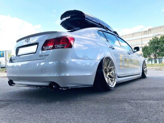 Heckansatz Lexus GS 300 Mk3 Facelift  schwarz Hochglanz