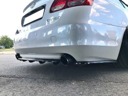 Mittlerer Cup Diffusor Heck Ansatz passend für Lexus GS 300 Mk3 Facelift DTM LOOK schwarz Hochglanz