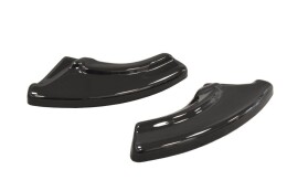 Heck Ansatz Flaps Diffusor passend für Abarth Punto Evo schwarz Hochglanz