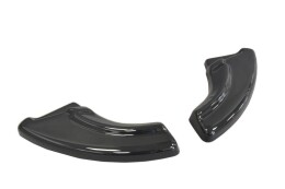 Heck Ansatz Flaps Diffusor passend für Abarth Punto Evo schwarz Hochglanz