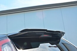 Heck Spoiler Aufsatz Abrisskante für Abarth Punto Evo schwarz Hochglanz