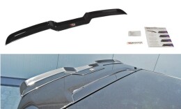 Heck Spoiler Aufsatz Abrisskante passend für Abarth Punto Evo schwarz Hochglanz