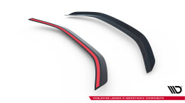 Heck Spoiler Aufsatz Abrisskante passend für Lexus RC Mk1 schwarz Hochglanz