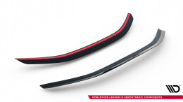 Heck Spoiler Aufsatz Abrisskante passend für Lexus RC Mk1 schwarz Hochglanz