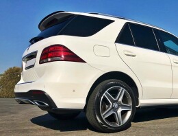 Heck Spoiler Aufsatz Abrisskante passend für Mercedes GLE W166 AMG-Line schwarz Hochglanz