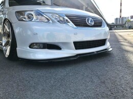 Street+ Spoilerlippe Front Ansatz V.2 passend für Lexus GS 300 Mk3 FL schwarz matt
