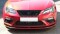 Cup Spoilerlippe Front Ansatz V.3 für Seat Leon Mk3 Cupra/ FR FL schwarz matt+Rot Hochglanz