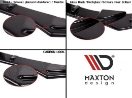 Heck Ansatz Diffusor passend für Audi A7 Mk1 S-Line Carbon Look