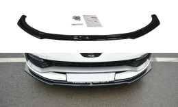 Cup Spoilerlippe Front Ansatz für RENAULT CLIO MK4 RS schwarz Hochglanz