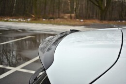 Heck Spoiler Aufsatz Abrisskante passend für RENAULT CLIO MK4 RS schwarz Hochglanz
