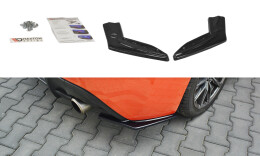 Heck Ansatz Flaps Diffusor V.1 passend für Toyota GT86 Facelift schwarz Hochglanz
