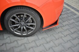 Heck Ansatz Flaps Diffusor V.2 passend für Toyota GT86 Facelift schwarz Hochglanz