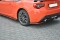 Heck Ansatz Flaps Diffusor V.2 passend für Toyota GT86 Facelift schwarz Hochglanz