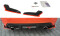 Heck Ansatz Flaps Diffusor V.2 passend für Toyota GT86 Facelift schwarz Hochglanz