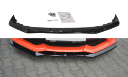 Cup Spoilerlippe Front Ansatz V.1 passend für Toyota GT86 Facelift schwarz Hochglanz