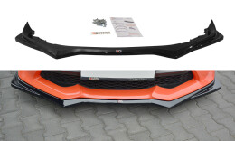 Cup Spoilerlippe Front Ansatz V.2 passend für Toyota GT86 Facelift schwarz Hochglanz