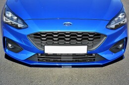 Sport Cup Spoilerlippe Front Ansatz für Ford Focus ST / ST-Line Mk4 schwarz Hochglanz