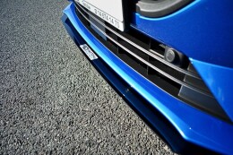 Sport Cup Spoilerlippe Front Ansatz für Ford Focus ST / ST-Line Mk4 schwarz Hochglanz
