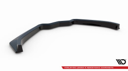 Cup Spoilerlippe Front Ansatz V.1 passend für Chevrolet Corvette Stingray / Z06 C7 schwarz Hochglanz