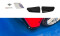 Heck Ansatz Flaps Diffusor passend für Chevrolet Corvette Stingray C7 schwarz Hochglanz