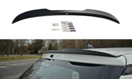 Heck Spoiler Aufsatz Abrisskante passend für SSANGYONG TIVOLI schwarz Hochglanz