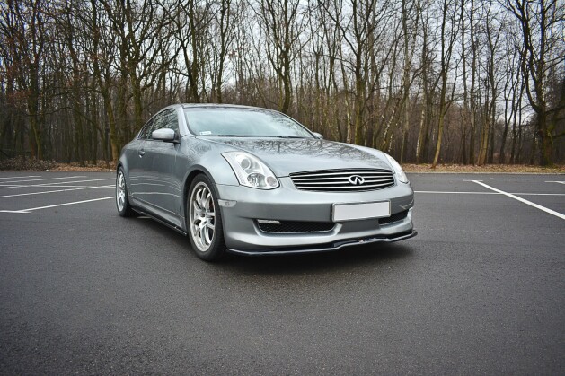 Cup Spoilerlippe Front Ansatz V.1 passend für INFINITI G35 COUPE schwarz matt