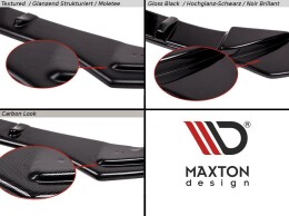 Cup Spoilerlippe Front Ansatz V.1 passend für INFINITI G35 COUPE schwarz matt