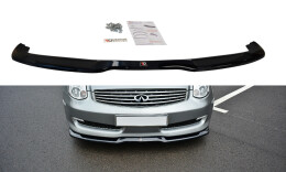 Cup Spoilerlippe Front Ansatz V.1 passend für INFINITI G35 COUPE schwarz Hochglanz