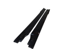 Street+ Seitenschweller Leisten passend für INFINITI G35 Coupe schwarz matt