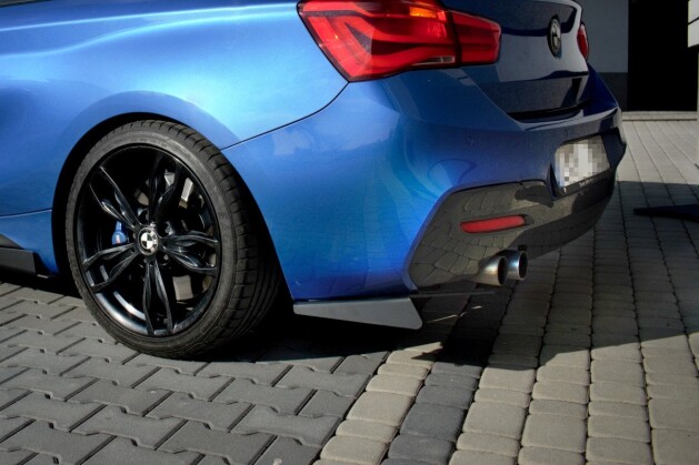 Heck Ansatz Flaps Diffusor f&uuml;r BMW 1er F20/F21 M-Power FACELIFT