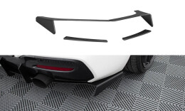Heck Ansatz Flaps Diffusor passend für BMW 1er F20/F21 M-Power FACELIFT