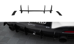 BMW 1er F20/F21 M-POWER FACELIFT - Heck Ansatz Diffusor passend für Heckschürze V.1 passend für