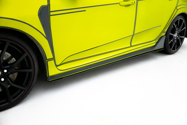 Sport Seitenschweller Ansatz Cup Leisten passend für Honda Civic Type-R Mk10 / Mk10 Facelift