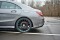 Heck Ansatz Flaps Diffusor für Mercedes CLA C117 AMG-LINE FACELIFT schwarz Hochglanz