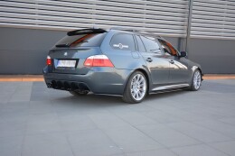Heck Ansatz Diffusor passend für Heckschürze passend für BMW 5er E61 (TOURING) WAGON M Paket