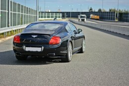 Heck Ansatz Flaps Diffusor passend für BENTLEY CONTINENTAL GT schwarz Hochglanz
