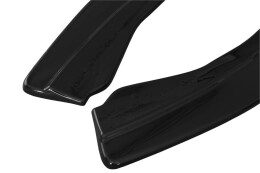Heck Ansatz Flaps Diffusor passend für BENTLEY CONTINENTAL GT schwarz Hochglanz