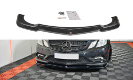Cup Spoilerlippe Front Ansatz für Mercedes-Benz E-Klasse W207 Coupe AMG-Line schwarz Hochglanz