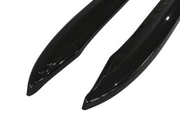 Heck Ansatz Flaps Diffusor passend für Mercedes E63 AMG W212 schwarz Hochglanz