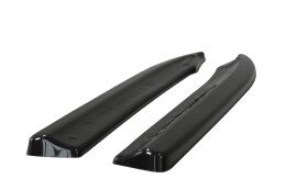 Heck Ansatz Flaps Diffusor passend für Mercedes E63 AMG W212 schwarz Hochglanz
