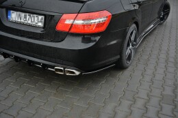 Street+ Heck Ansatz Flaps passend für Mercedes E63 AMG W212 schwarz Hochglanz