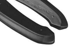 Heck Ansatz Flaps Diffusor passend für ALFA ROMEO 156 GTA SW schwarz Hochglanz