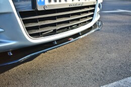 Cup Spoilerlippe Front Ansatz V.1 passend für VW EOS schwarz Hochglanz